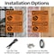 Signmission Chock Wheels Of Truck Or Trailer Bilingual OSHA Warning Sign, Plastic, 7in W x 10in L, 2PK OS-2PACK-WS-P-710-L-12522 - alternate 3
